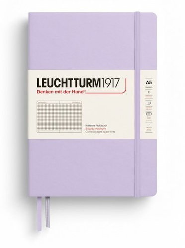 LEUCHTTURM1917 Lilac Medium A5 čtverečkovaný - Journal - Main image
