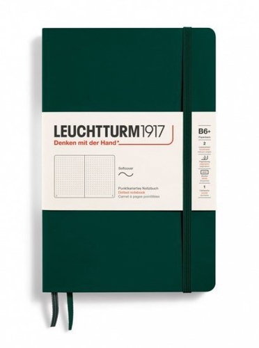 LEUCHTTURM1917 Forest Green Softcover B6+ tečkovaný - Journal - Main image