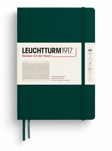 LEUCHTTURM1917 Forest Green Medium A5 čtverečkovaný - Journal - Main image
