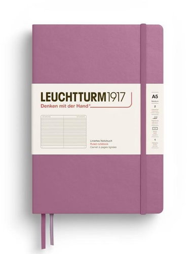 LEUCHTTURM1917 Dusty Rose Medium A5 linkovaný - Journal - Main image