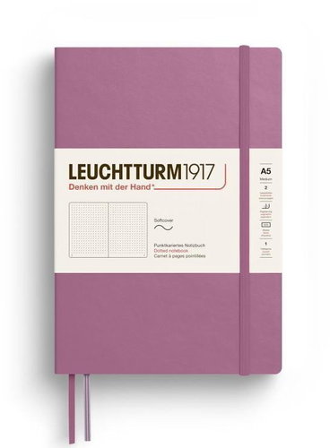 LEUCHTTURM1917 Dusty Rose Softcover A5 tečkovaný Main image LEUCHTTURM1917 Dusty Rose Softcover A5 tečkovaný - Journal - Main image