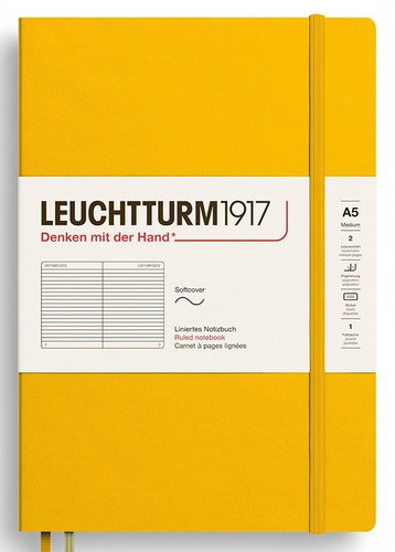LEUCHTTURM1917 Sunflower Softcover Medium A5 linkovaný - Journal - Main image