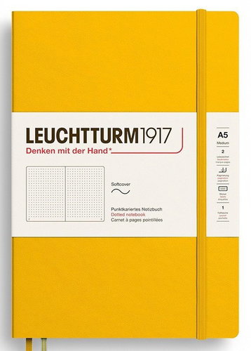 LEUCHTTURM1917 Sunflower Softcover Medium A5 tečkovaný Main image LEUCHTTURM1917 Sunflower Softcover Medium A5 tečkovaný - Journal - Main image