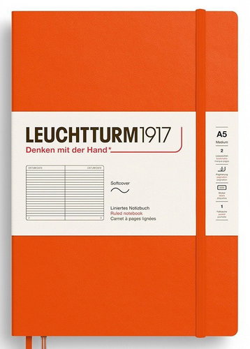 LEUCHTTURM1917 Pumpkin Softcover Medium A5 linkovaný - Journal - Main image