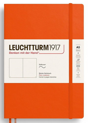 LEUCHTTURM1917 Pumpkin Softcover Medium A5 čistý - Journal - Main image
