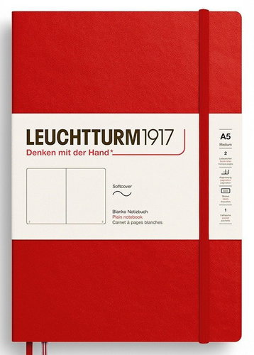 LEUCHTTURM1917 Cherry Softcover Medium A5 čistý - Journal - Main image