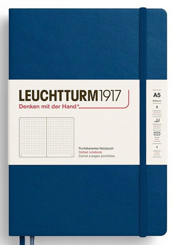 LEUCHTTURM1917 Indigo Hardcover Medium A5 tečkovaný - Journal - Main image