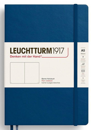 LEUCHTTURM1917 Indigo Hardcover Medium A5 čistý - Journal - Main image