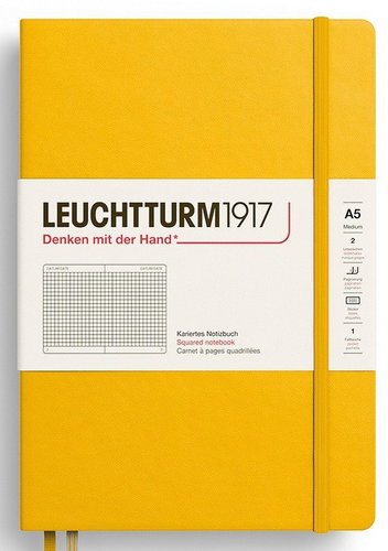 LEUCHTTURM1917 Sunflower Hardcover Medium A5 čtverečkovaný - Journal - Main image