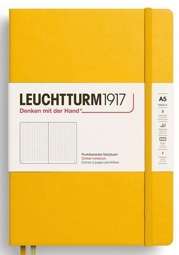 LEUCHTTURM1917 Sunflower Hardcover Medium A5 tečkovaný - Journal - Main image