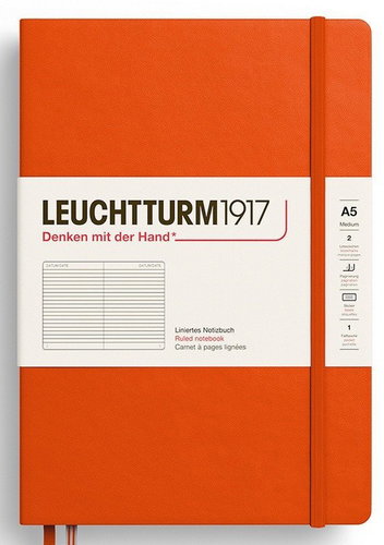 LEUCHTTURM1917 Pumpkin Hardcover Medium A5 linkovaný - Journal - Main image