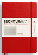 LEUCHTTURM1917 Cherry Hardcover Medium A5 čtverečkovaný - Journal