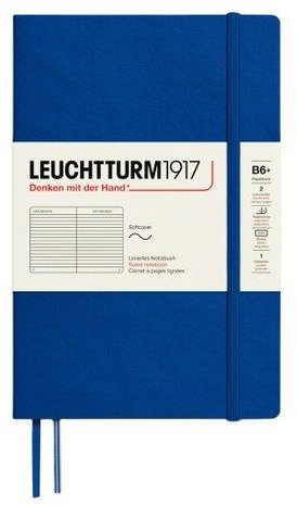 LEUCHTTURM1917 Indigo Softcover Paperback B6+ linkovaný Main image LEUCHTTURM1917 Indigo Softcover Paperback B6+ linkovaný - Journal - Main image
