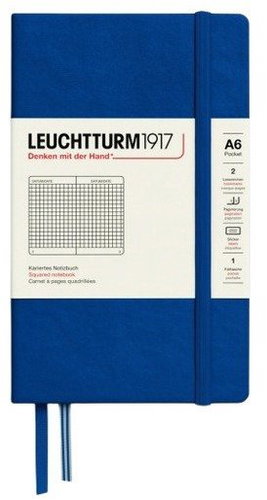LEUCHTTURM1917 Indigo Pocket A6 čtverečkovaný - Journal - Main image