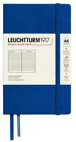 LEUCHTTURM1917 Indigo Pocket A6 linkovaný - Journal - Main image