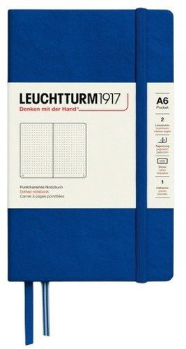 LEUCHTTURM1917 Indigo Pocket A6 tečkovaný - Journal - Main image