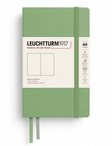 LEUCHTTURM1917 Sage Pocket A6 čistý - Journal - Main image