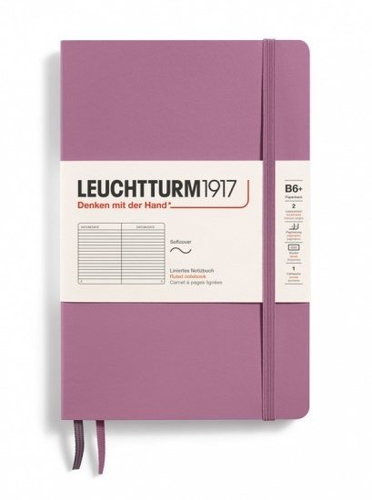 LEUCHTTURM1917 Dusty Rose Softcover Paperback B6+ linkovaný - Journal - Main image