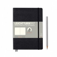 LEUCHTTURM1917 Black Softcover Medium A5 čistý - Journal
