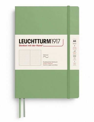 LEUCHTTURM1917 Sage Softcover Medium A5 tečkovaný - Journal - Main image