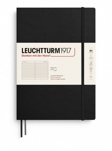 LEUCHTTURM1917 Black Softcover Composition B5 linkovaný - Journal - Main image