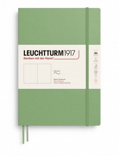 LEUCHTTURM1917 Sage Softcover Composition B5 čistý - Journal - Main image