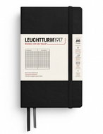 LEUCHTTURM1917 Black Pocket A6 čtverečkovaný - Journal