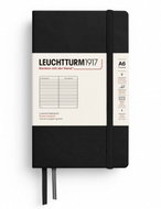 LEUCHTTURM1917 Black Pocket A6 linkovaný - Journal