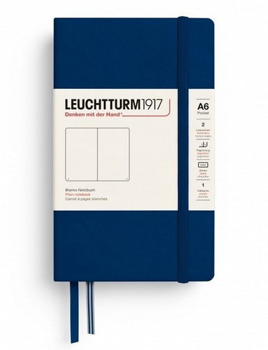 LEUCHTTURM1917 Navy Pocket A6 čistý - Journal - Main image