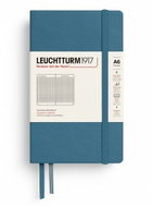 LEUCHTTURM1917 Stone Blue Pocket A6 čtverečkovaný - Journal