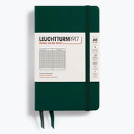 LEUCHTTURM1917 Forest Green Pocket A6 čtverečkovaný - Journal