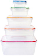 LocknLock Set of food jars 5 pcs rectangle - Food Container Set