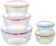 LocknLock Sada dóz na potraviny 5 ks kulatá  - Sada dóz