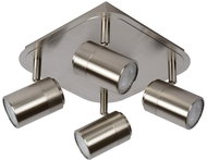 Lucide 26957/20/12 - LED Spotlight LENNERT 4xGU10/5W/230V Matt Chrome - Spot Lighting