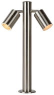 Lucide 14867/10/12 - LED Outdoor lamp ARNE-LED 2xGU10/5W/230V Matt Chrome IP44 - Garden Lighting