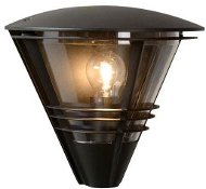 Lucide 11812/01/30 – Vonkajšie nástenné svietidlo LIVIA 1× E27/60 W/230 V čierne IP44 - Lampa na stenu