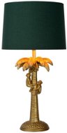 Lucide 10505/81/02 – Stolná lampa COCONUT 1× E27/40 W/230 V Zlatá/Zelená - Stolová lampa