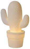 Lucide 13513/01/31 – Stolná lampa CACTUS 1× E14/40 W/230 V biela - Stolová lampa