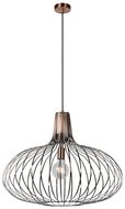 Lucide 78374/65/17 - Pendant Lamp MANUELA 1xE27/60W/230V Copper 65cm - Chandelier