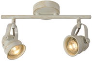 Lucide 77974/10/21 - LED Spotlight CIGAL 2xGU10/5W/230V Antique White - Spot Lighting