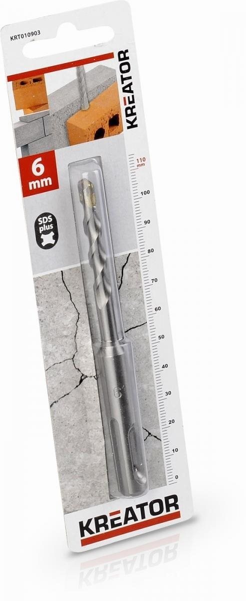 Kreator KRT010903 SDS PLUS concrete drill bit 6x110 mm