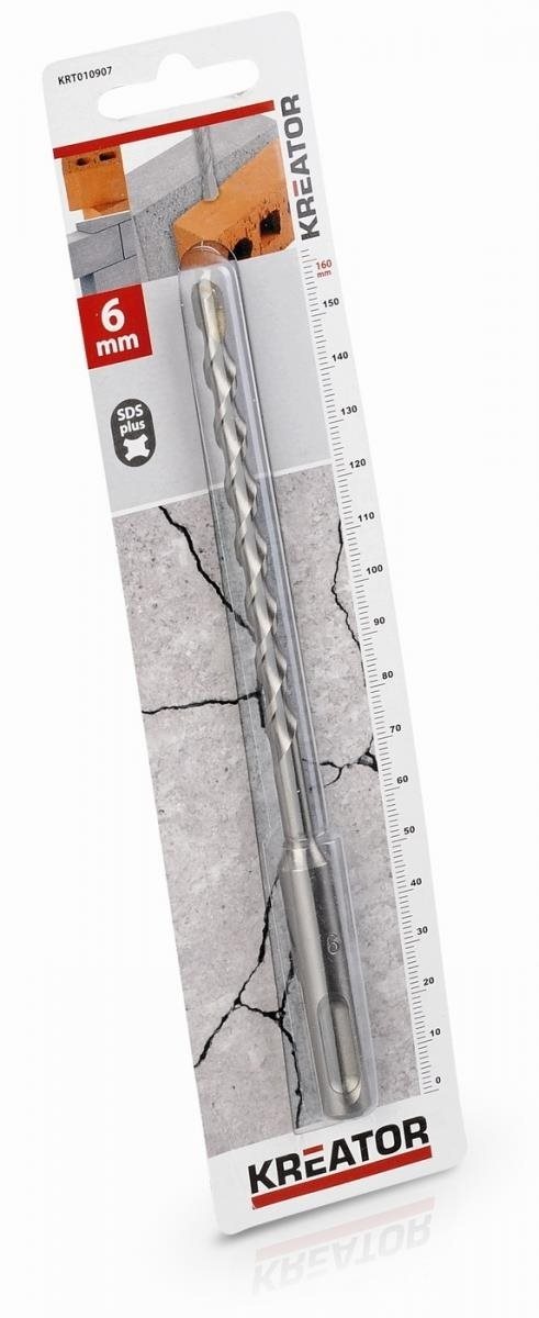 Kreator KRT010907, SDS PLUS betonfúró, 6x160 mm