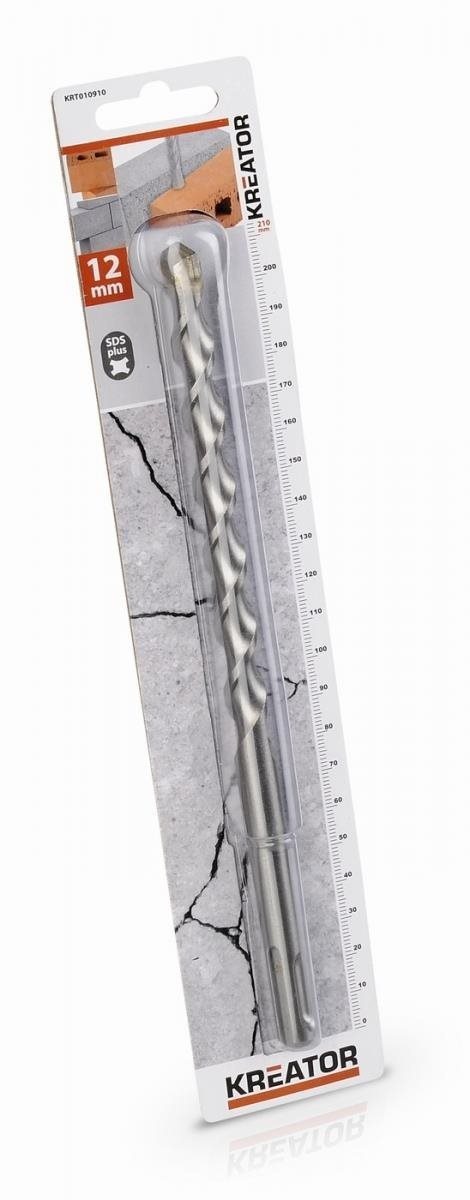 KREATOR KRT010910 SDS Plus beton, 12×210 mm