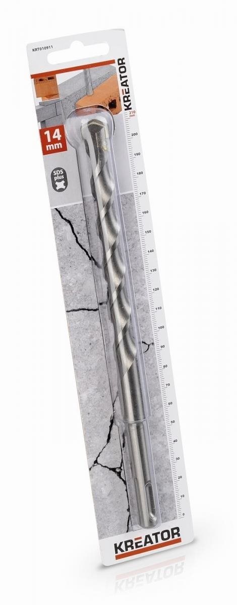 KREATOR KRT010911 SDS Plus beton, 14×210 mm