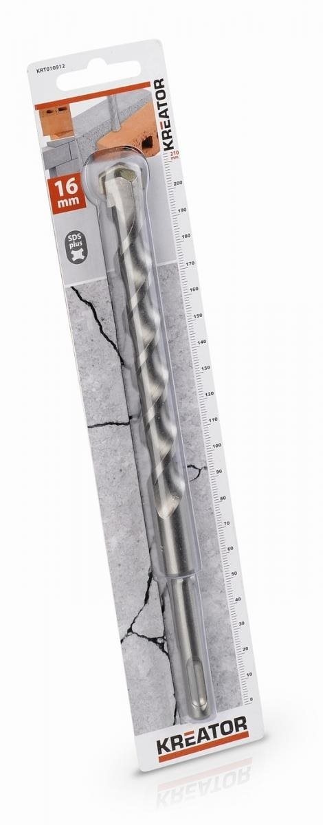 KREATOR KRT010912 SDS Plus beton, 16×210 mm