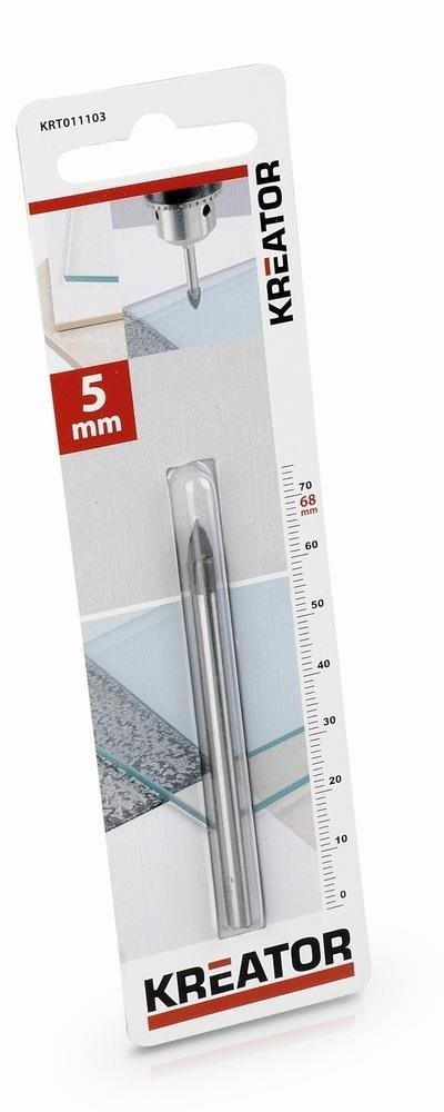KRT011103 Fúrószár járólaphoz, csempéhez és üveghez, 5×68 mm
