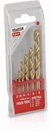 KRT012101 - 6 pcs HSS Metal Drill Bits TIN 2-3-4-5-6-8 mm - Drill Set