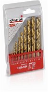 KRT012102 - 10 pcs HSS Metal Drill Bits TIN SET 1-10 mm - Drill Set