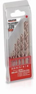 KRT012701 - 6 pcs HSS Metal Drill Bits COBALT - Drill Set