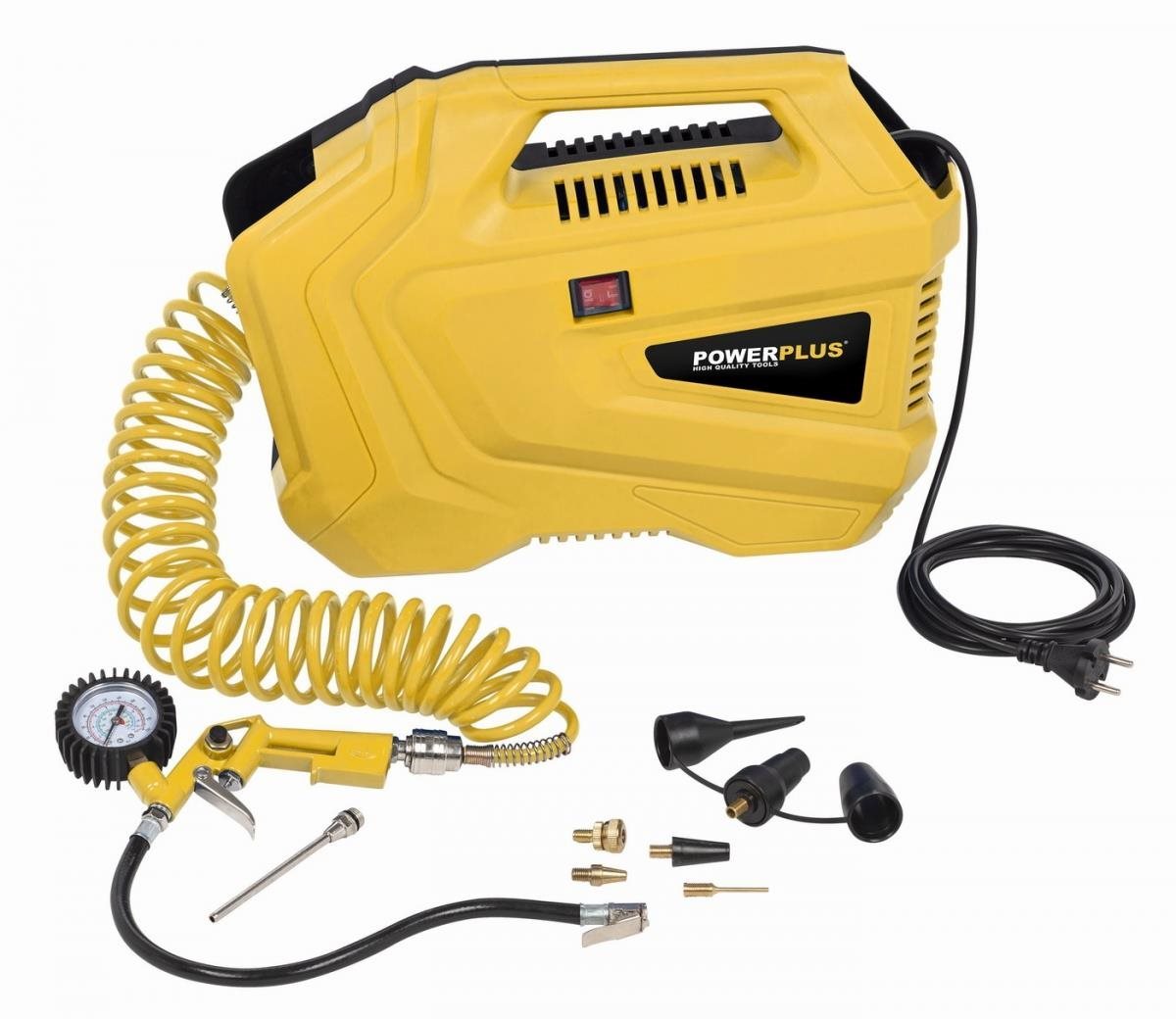 POWX1706 - Kompresszor 1100W plus 11 db olajmentes tartozék